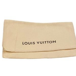 LOUIS VUITTON DUST BAG COVER for a long wallet, small purse